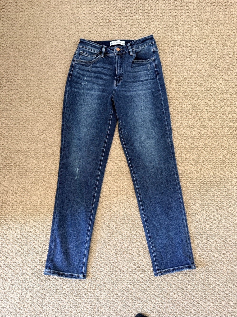 Vervet The Blueprint High Waist Bleach Splash Boyfriend Fit Jean 5/27